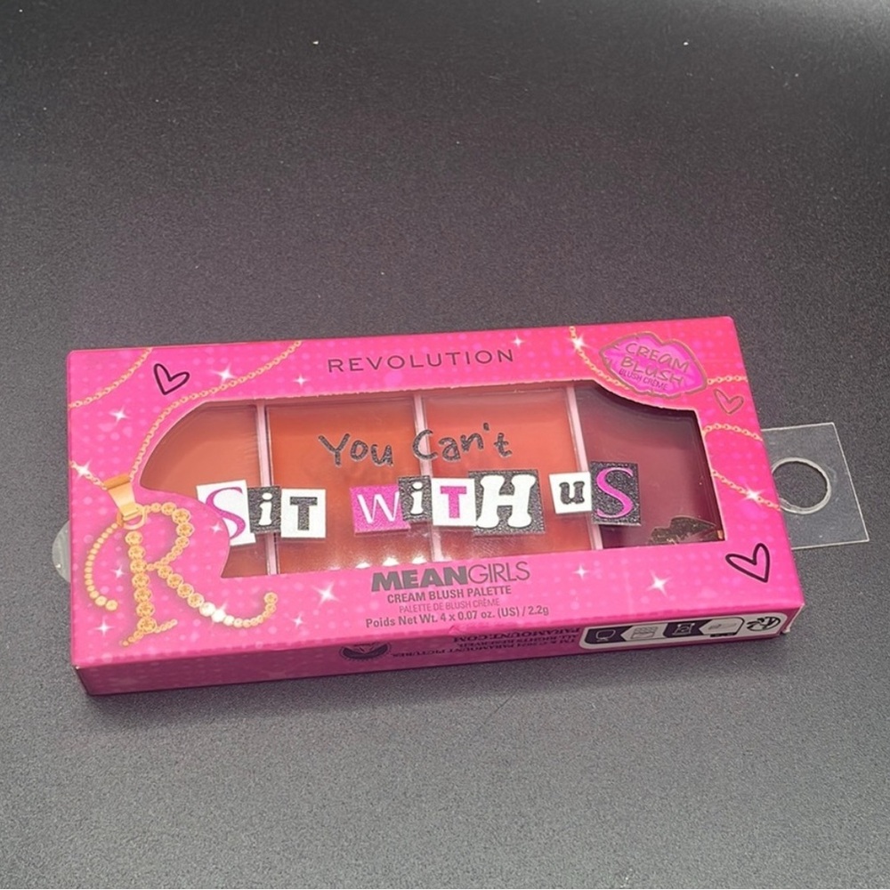 Revolution Mean Girls Cream Blush Palette - Pink